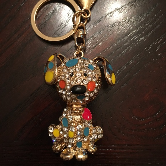 Crystal Dog Keychain - Picture 6 of 6